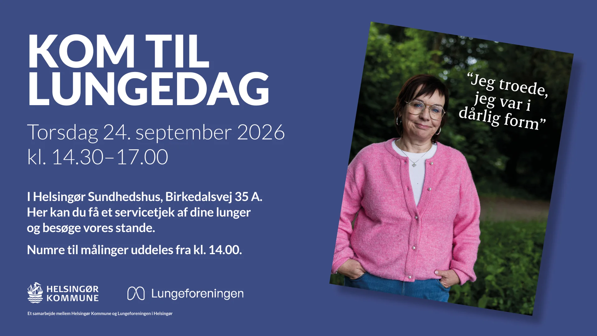 Reklame for Lungedagen
