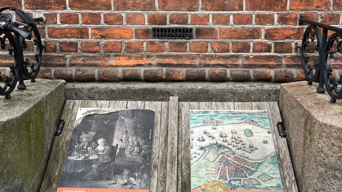 Nedgang til heksekælderen på Helsingør Rådhus
